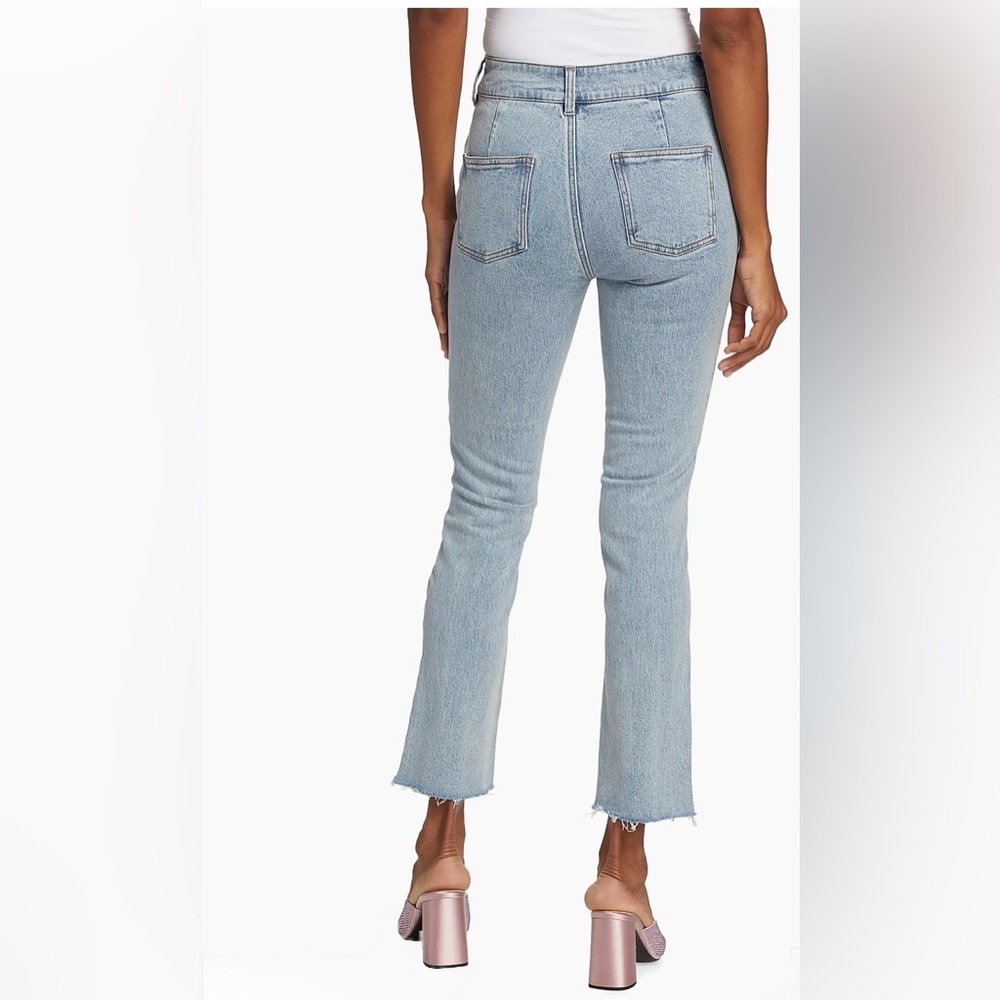 Generation Love Justine Button Fray Denim Pants | Size Small - Picture 2 of 9
